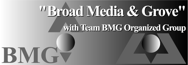 Broad Media & Grove with Team BMG Organized Group : As a firm we pride ourselves on giving clients the technical knowledge and service quality with a focus on personal relationships and affordability.